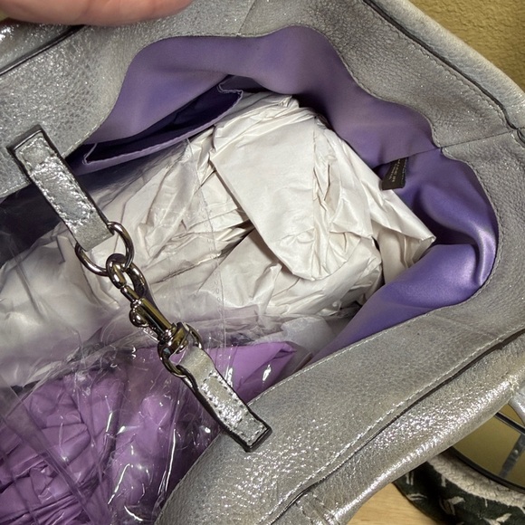 COACH Julia Op Art Signature Shoulder Tote Bag - Picture 9 of 9